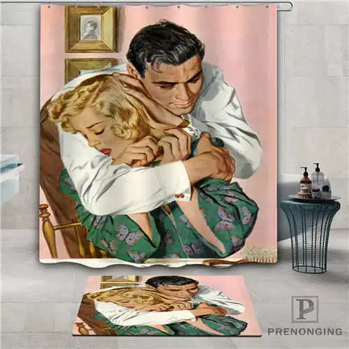 Shower Curtain Персонализированные булавки-up-girl(7) водонепроницаемый душевой занавес дверной коврик домашняя Ванна Ткань полиэстер для ванной разные размеры#-1-05-76 - Цвет: Shower Curtain
