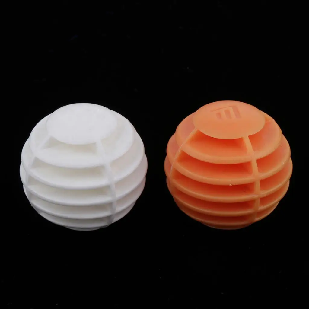 2pcs Lightweight Soft Sponge Rainbow Indoor Practice Golf Training Balls Home Office Plastic Golf Ball Golf Practice Balls