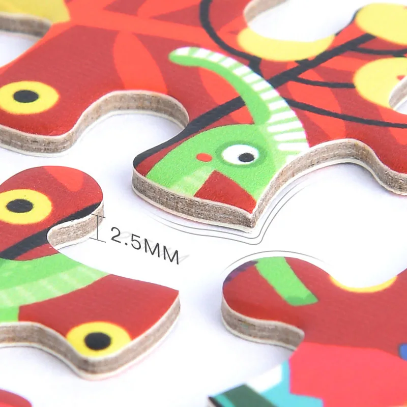 280 шт. мир динозавров Детские пазлы материалы montessori игрушка Монтессори Обучающие деревянные игрушки для детей детские головоломки oyuncak