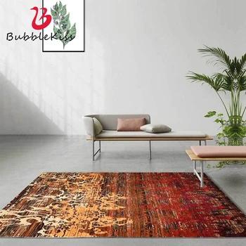 

Bubble Kiss Abstract American Style Carpets Gradient Red Design Carpet for Living Room Soft Bedroom Decor Area Rugs Hot Sale