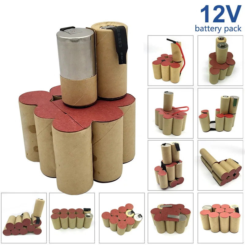 (Accetta La Personalizzazione) 12V 3000Mah Ni Mh Battery Pack Cd Per Wurth Worx Skil Snap On Hitachi Makita Metabo Ryobi Ridgid Kress