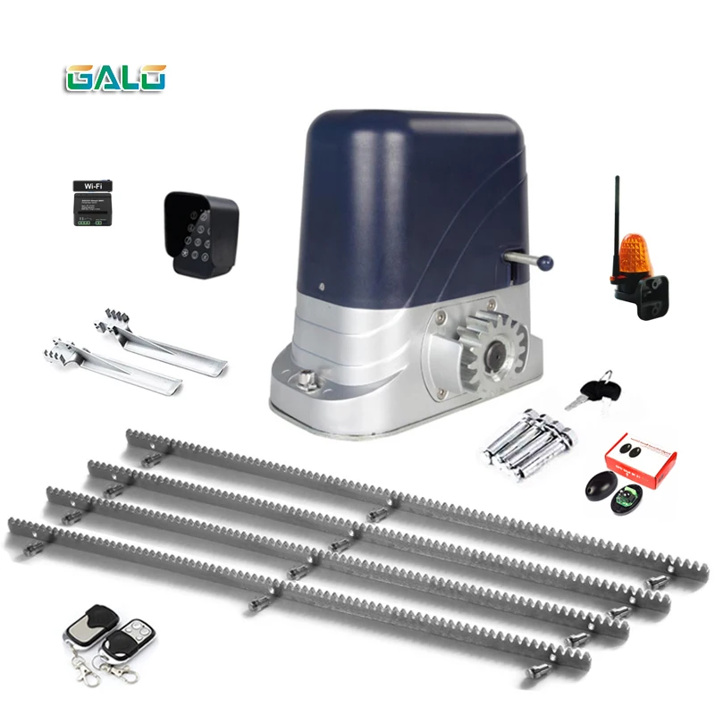 Rack & Pinion Automatic Sliding Gate Opener Closer Engine For House Cantilever Automatic Slide