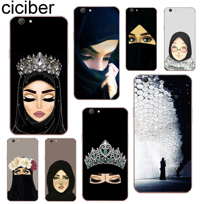 

ciciber Phone Case Fundas Coque Cover For OPPO A83 A59 A57 A39 A37 A5 A7 AX7 A3S F1S F11 F5 Youth Soft Silicone TPU Islamic Gril