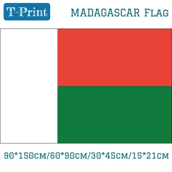

15*21cm 3x5ft Printed Flag 90*150cm 60*90cm Madagascar National Flag 30*45cm Car Flag
