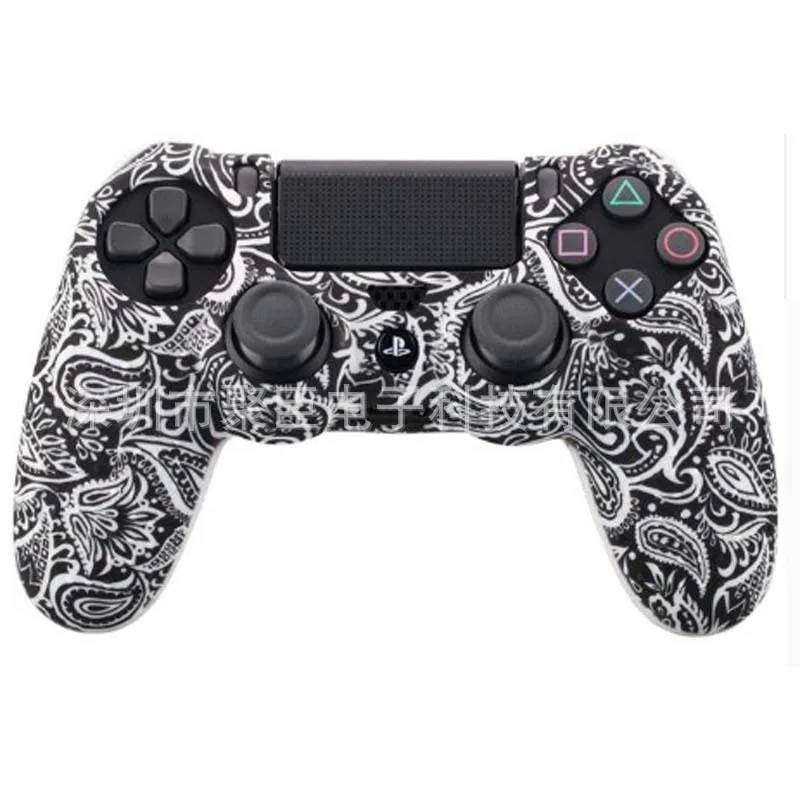 PS4 ручка рукав силикагель PS4 ручка защитный чехол PS4 тонкий камуфляжный чехол Противоскользящий PS4 Pro Ferrule