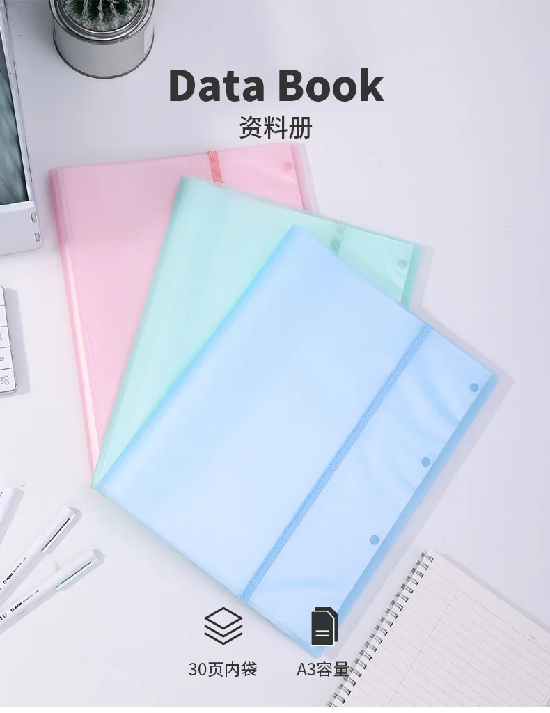 Deli 72478 тестовый зажим для бумаги A3 Compartmental Info Booklet shu jia zi прозрачная Молодежная Студенческая папка для экзамена сумка для хранения