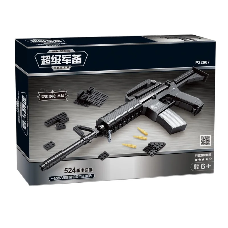 M16 игрушечное оружие 524 шт./компл. аксессуары Игрушки Военная Tamiya сборка