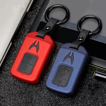 

ABS Mature Carbon Fiber Silica Gel Matte Car Key Case Cover For Honda Hrv Civic 2017 Accord 2003-07 Cr-v Freed Pilot Auto Shell