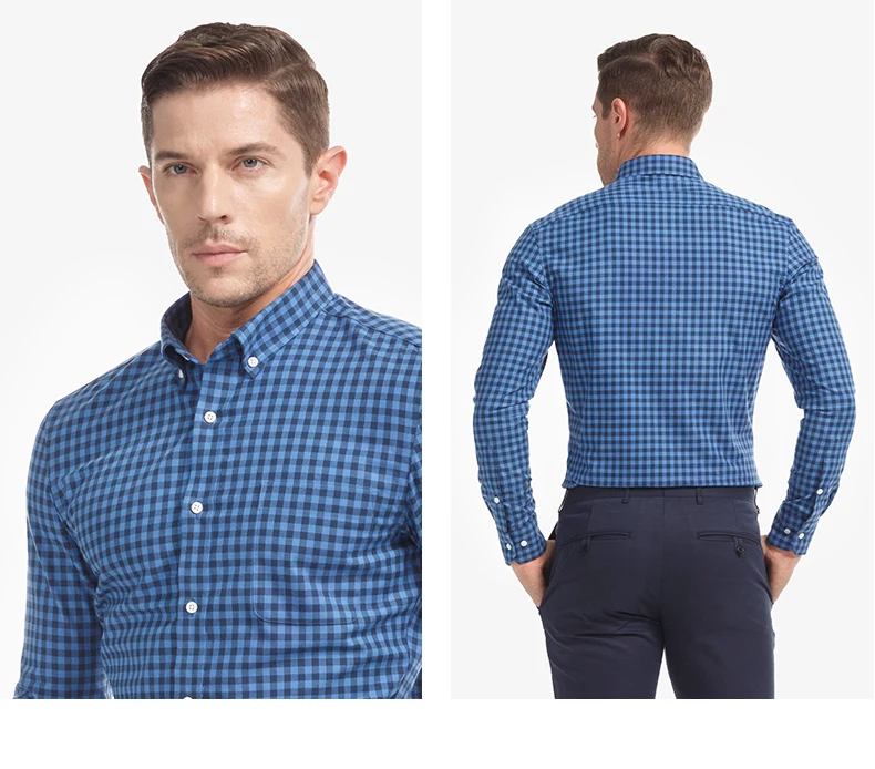 Smart Five, мужская клетчатая рубашка, хлопок, умная Повседневная рубашка, Camisa Masculina, приталенная, для бизнеса, офиса, для мужчин размера плюс, 4XL, 5XL, 6XL