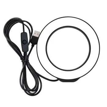 

PULUZ Pu421B 4.7 Inch 12Cm Usb White Light Led Ring Vlogging Photography Video Lights Black Led Fill Light