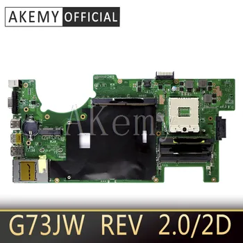 

G73JW For ASUS G73 G73J G73JW mainboard 4 slots RAM laptop motherboard 2D Connector REV2.0 Test work 100%