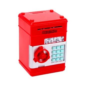 

Automatic Electronic Piggy Bank ATM Password Money Box Cash Coin Saving Box ATM Bank Safe Box Automatic Deposit Banknote Toys