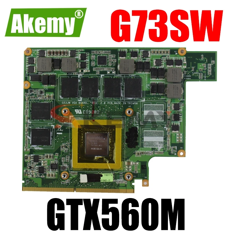 Бесплатная доставка Mxmiii VGA Видеокарта GTX 560m GTX560M карта G73SW Панель для For Asus G73JW G53SW