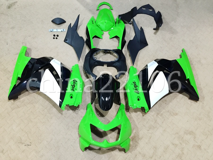 ABS обтекатель комплект подходит для Kawasaki Ninja 250 EX250 ZXR250 2008- 08 09 10 11 12 13 14 Обтекатели(литье под давлением) на заказ