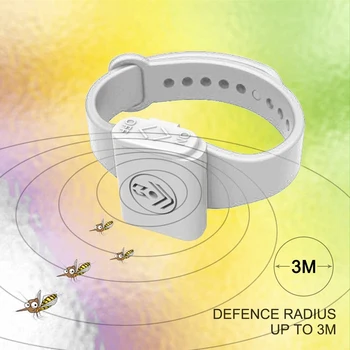 

Mosquito Repellent Bracelet with Battery Insect Mosquito Killer Trap Repeller Anti Mosquito Wristband for Children Kids