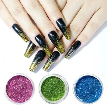 

Nail Ornament Accessories Glitter Powder Handmade DIY Gold Powder 24 Color Manicure Set Gold Powder Sequin Box