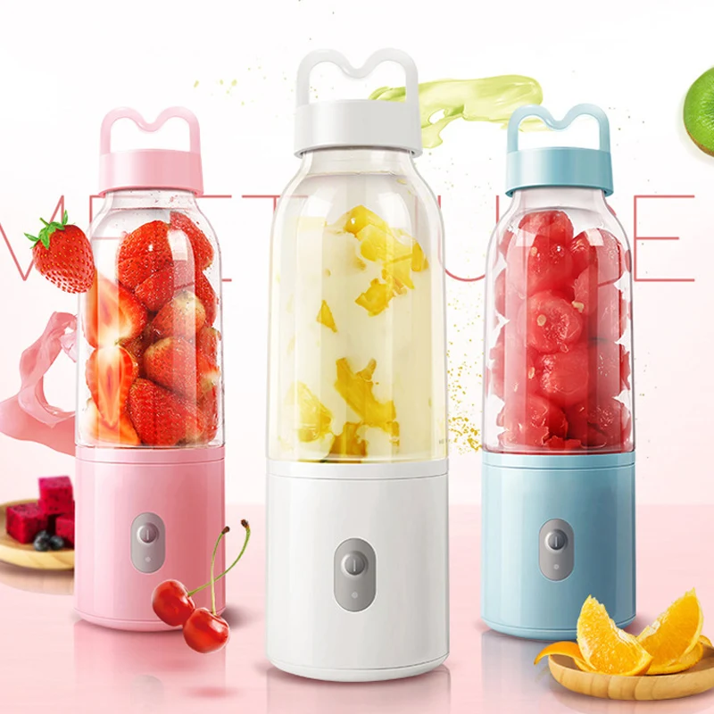 

Electric Mini Juicer Cup USB Rechargeable Plug-in Portable Fruit Vegetable Blender Mixer FDX99