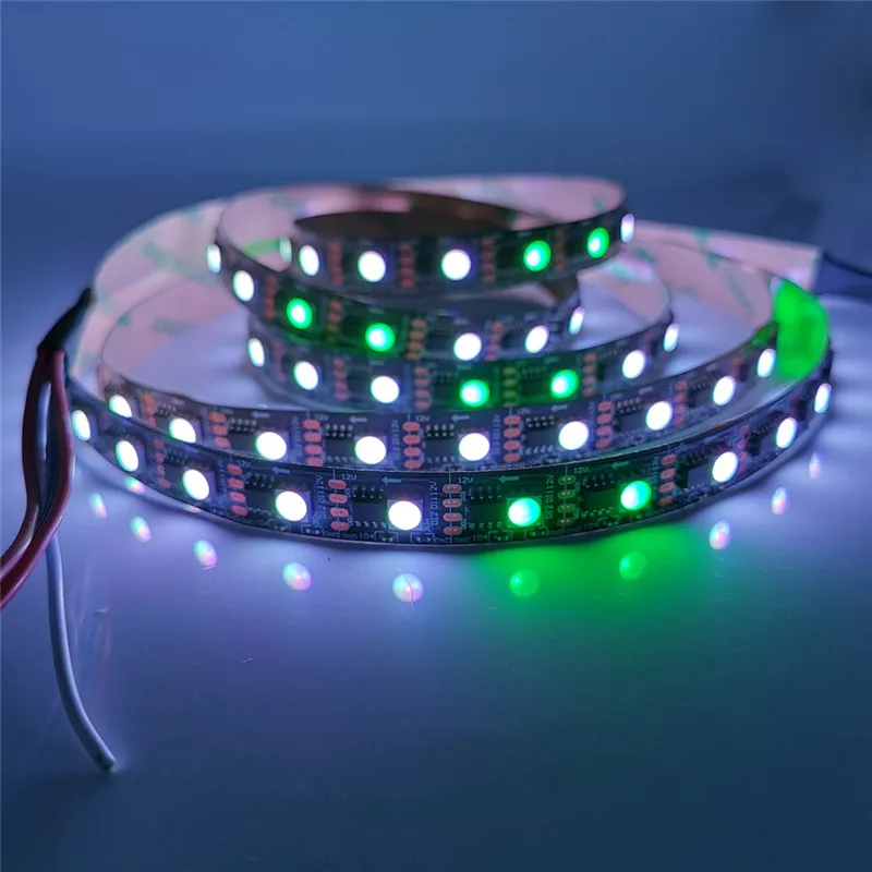 DC12V 60 LED GS8208 dual signal wire 5050 RGB signal break continuous