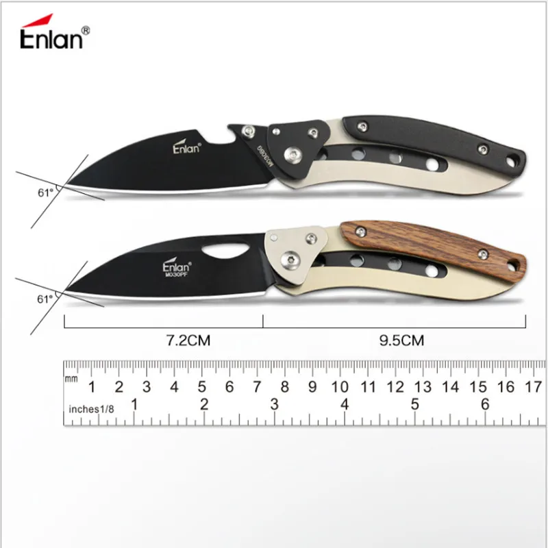 Enlan M030 складной нож 8Cr13MoV лезвие G10 Ручка Открытый выживания кемпинг бушкрафт военный EDC Мультитул нож