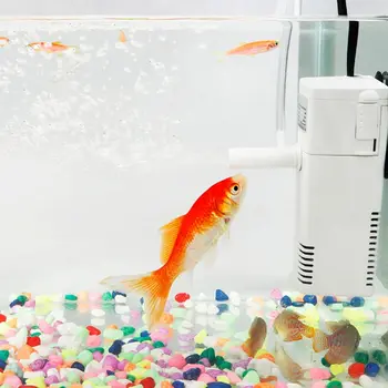 

5W Aquarium Fish Tank Internal Filter Aquatic Spray Flow Biological Plus Power Filter Pump Fish Tank Oxygen Spray Tool Supplies