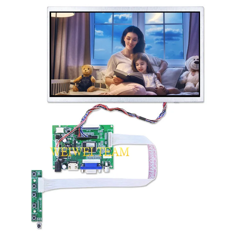 TM101DDHG01 экран дисплея 10 1 дюймов 1024x600 Панель TFT ЖК модуль с TTL LVDS плата контроллера VGA