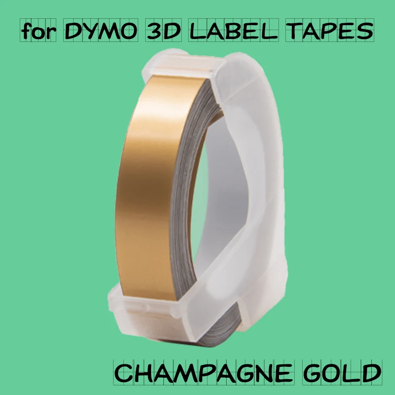 UniPlus Champagne Gold DYMO 3D Label 