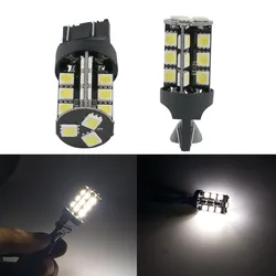 Feux de stop et clignotants LED, ampoule DRL blanche T20 7443, éclairage 360 W 12V 3.2 K, 6000 