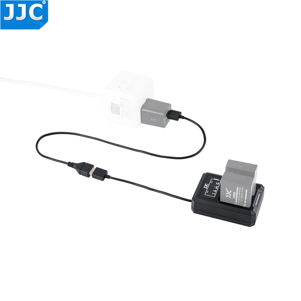 JJC USB зарядное устройство для путешествий с двумя аккумуляторами Fuji Fujifilm|Зарядные