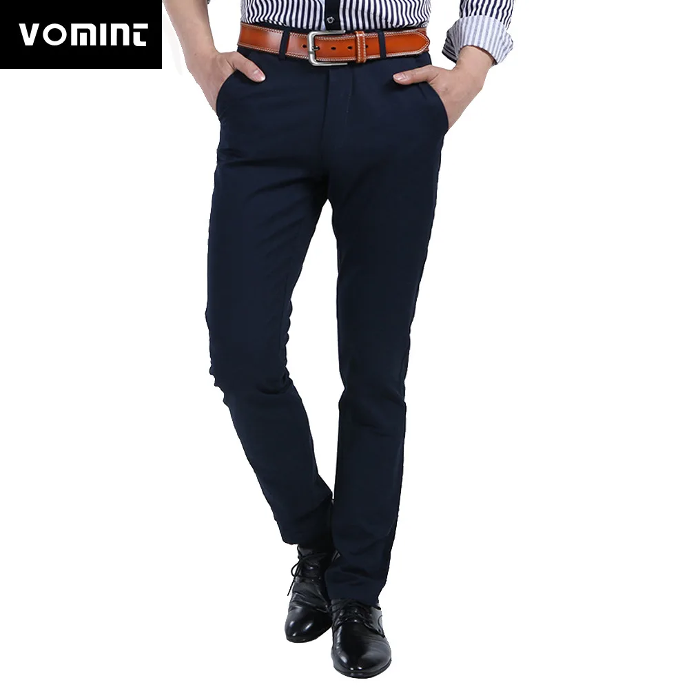 

Vomint fashion men Pure color business Suit pants/Male high-end High quality leisure trousers/Men casual pants 9Q14-k1603