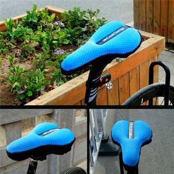 

Bicycle Saddle MTB Bike Seat Cover Soft Touch Cycling Mat Cushion Case with Kettle Bottle Holder for MTB Road Bike Accessories