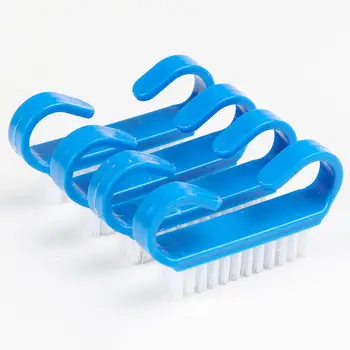 

Plastic Manicure Clean Nail Brush Tools Small Horn Shape Dust Cleaning Brush Manicure Nail Art Pedicure Tool For Acrylic UV Gel