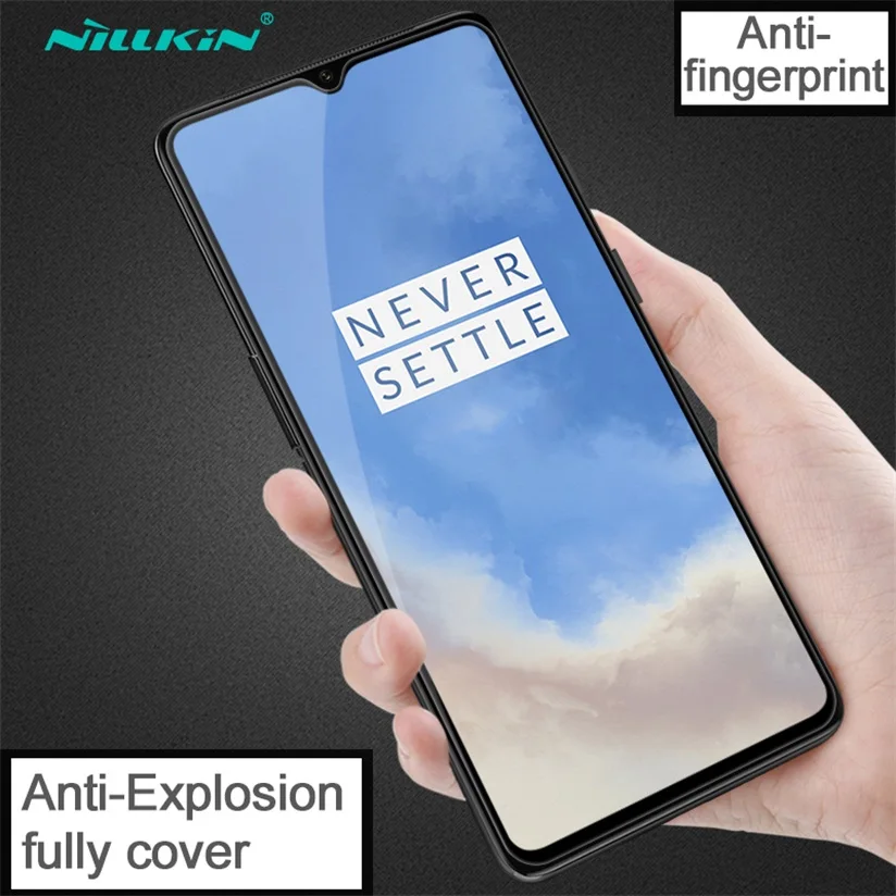 Для OnePlus 7T закаленное стекло Nillkin XD CP+ MAX 9H 0,23 мм антибликовое полное покрытие Защитная стеклянная пленка для OnePlus7T