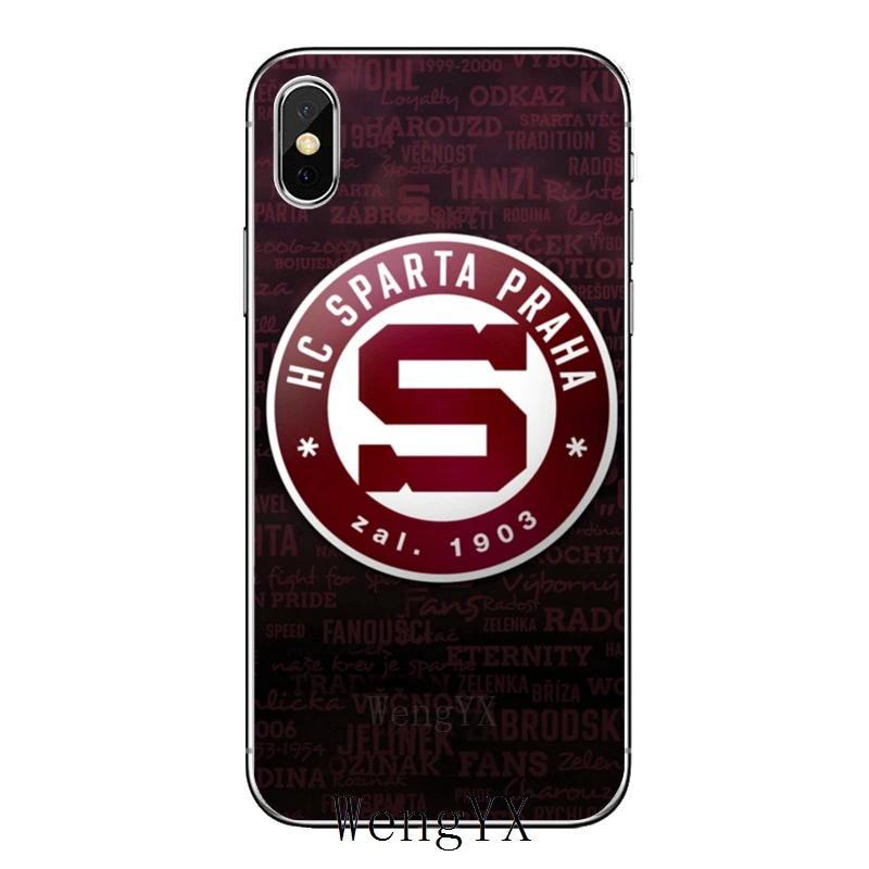 Спарта Прага логотип для iPhone 11 pro XR X XS Max 8 7 6s plus SE 5S 5c iPod Touch 5 6 Чехол - Цвет: Prague-Logo-A-08