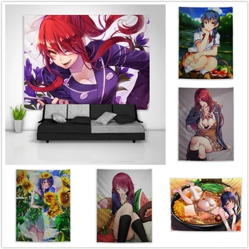

Shokugeki no Soma Tadokoro Megumi Kobayashi Rindou Tapestry Art Wall Hanging Sofa Table Bed Cover Home Decor Dorm Gift