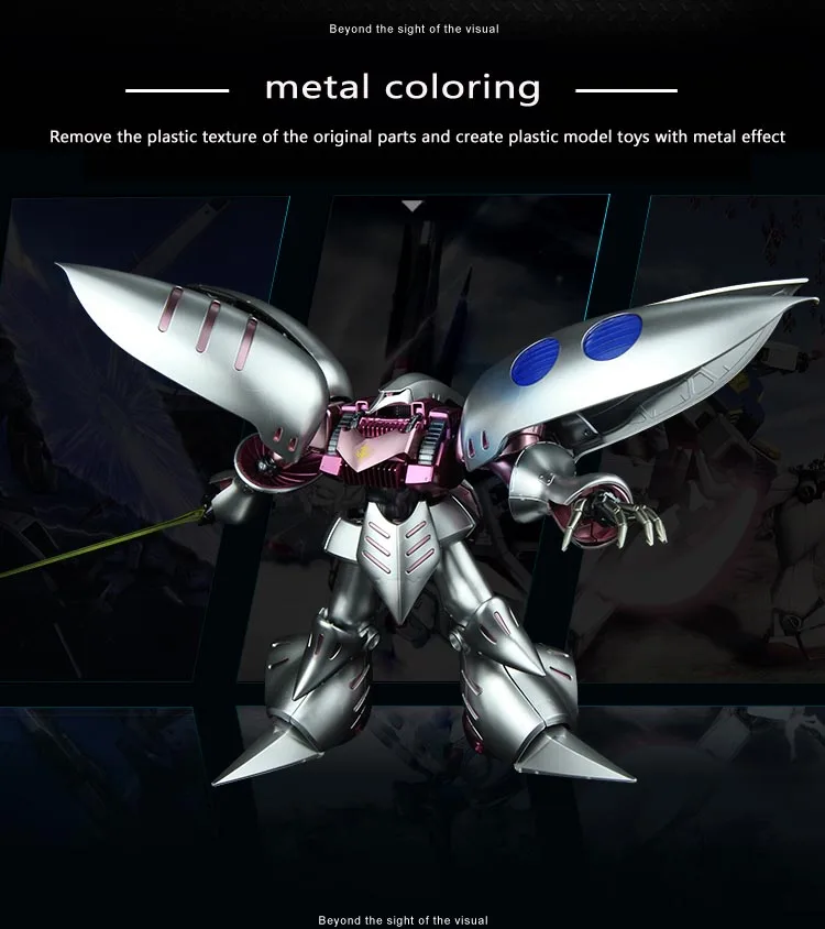 BANDAI MG 1/100 AMX-004 Qubeley Гандам Металл окраска модель сборки экшн игрушки Фигурки Кабинета подарок