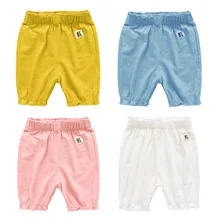Детские шорты; летняя тонкая одежда для малышей; коллекция года; летняя одежда; детская одежда; хлопковые брюки; шорты для девочек; большие Pp брюки