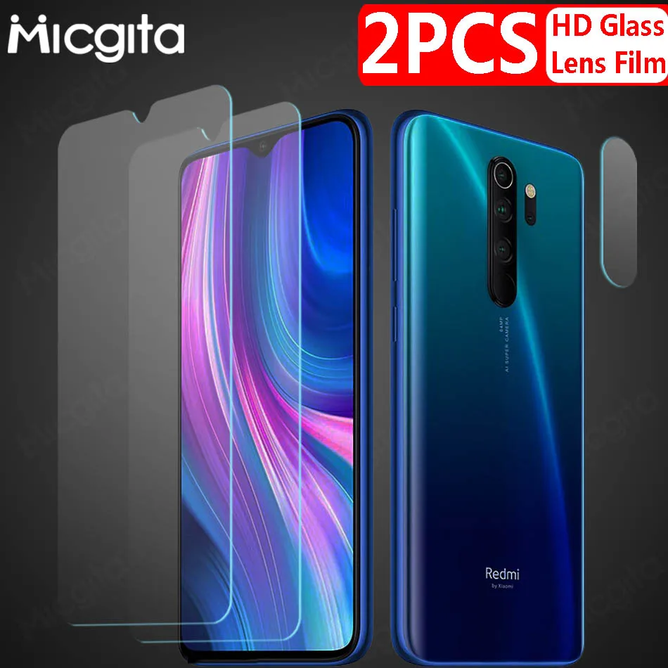 

2Pcs HD Tempered Glass For Xiaomi Redmi Note 8T Note 8 Redmi 8A 8 Screen Protector Lens Film For Xiaomi Redmi Note 8 Pro Glass