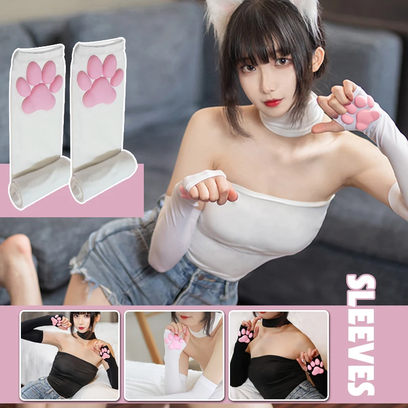 Cosplay&ware Over Knee Kawaii 3d Cat Pad Kitten Paw Socks Girl Lolita Cosplay Velvet Leggings Overknee Thigh High Long Stockings 60cm -Zentai shop online He07c82da79554fe49c1191413301233cR.jpg