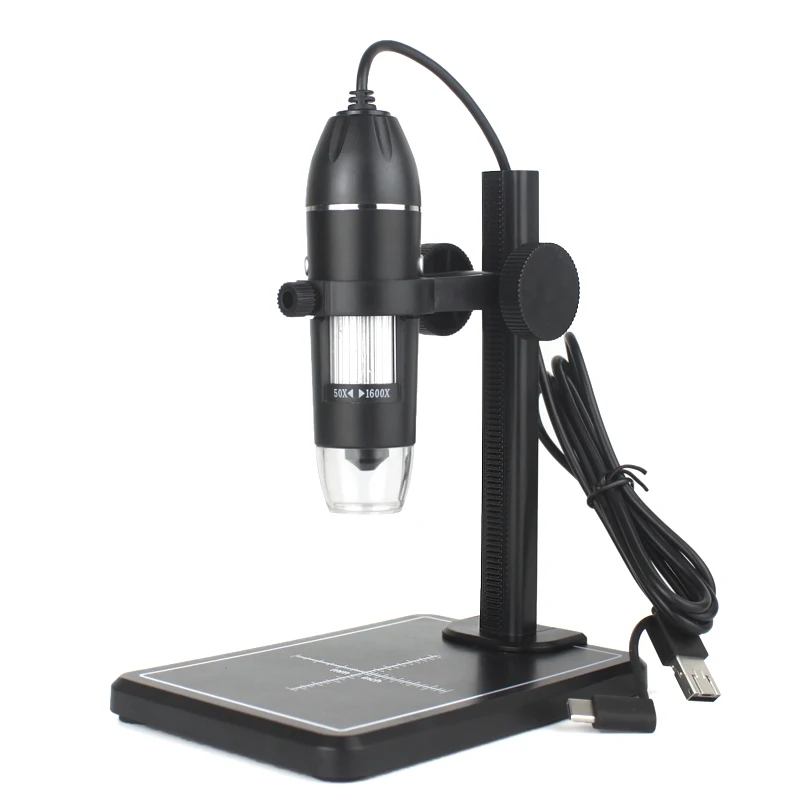 1600X Digital Microscope Camera 3in1 Type C USB Portable Electronic