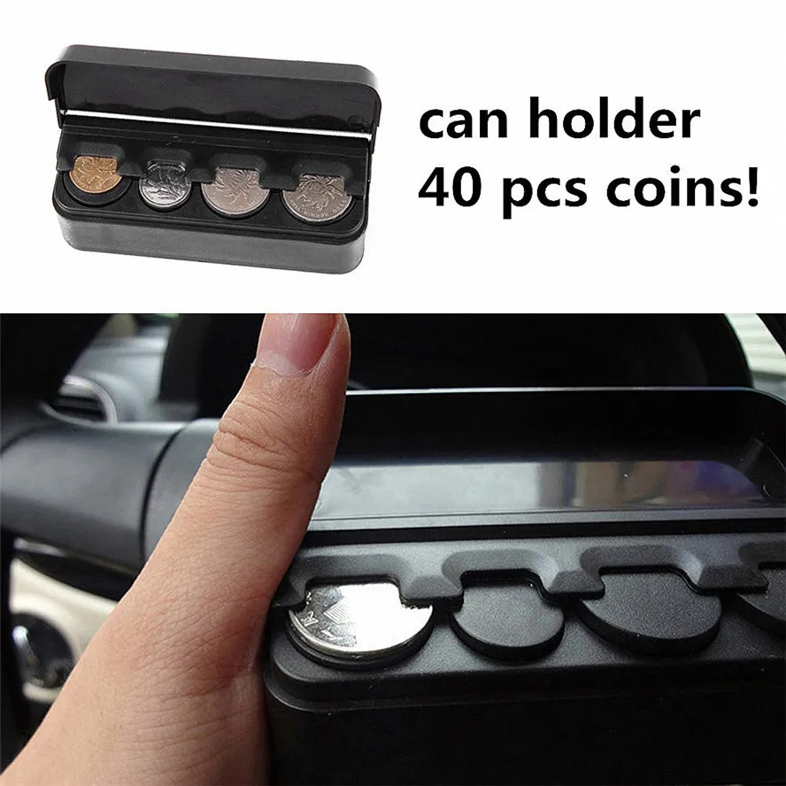 

Car Coin Organizer Case Change Storage Container for Toyota FJ Cruiser RAV4 CROWN REIZ PRIUS COROLLA VIOS LAND CRUISER PRADO
