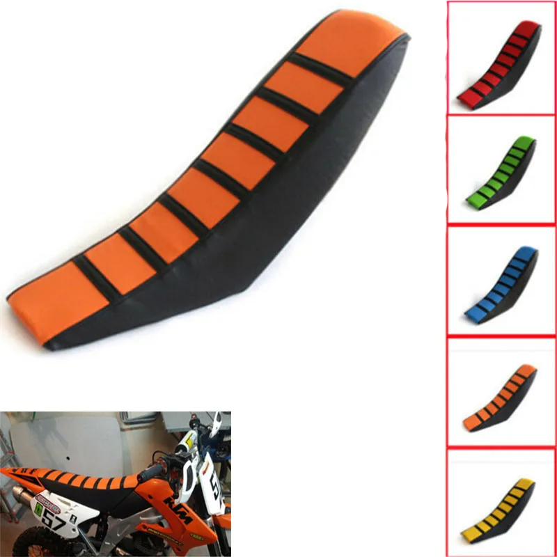 

hot sales 5 Color Universal Leather Gripper Soft Seat Cover For WR YZF CRF KTM SUZKI Motocross Motorcycle Off Road
