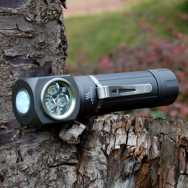Jaxman E1 Nichia 219CT высокий CRI TIR 18650 фонарик Cree XML XPG EDC факел для мастерской светильник с
