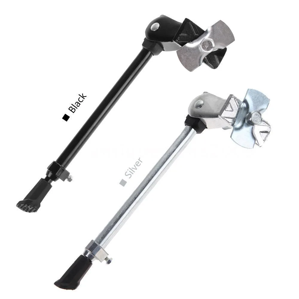 New 16" to 27" Alloy Adjustable Bike Support Foot Brace Kickstand Kick Stand For MTB Road Mountain Cycling Bicycle Parts | Спорт и