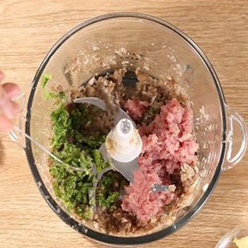 Топ предложения 2L Электрический измельчитель мощная Мясорубка многофункциональный бытовой кухонный комбайн для мяса кухонный блендер Us