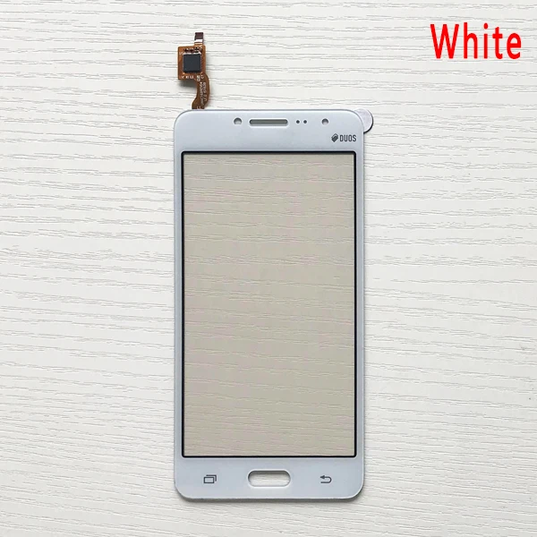 10 шт./лот высокое качество 5," для samsung Galaxy J2 Prime SM-G532 G532 сенсорный экран дигитайзер Переднее стекло объектив сенсорная панель - Цвет: White
