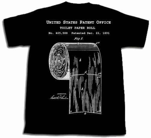 Лакированные рубашки для туалетной бумаги новые футболки S M L XL 2XL 3XL | Мужская