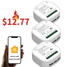 

HomeKit 16A Timing Mini Switch Breaker 110V 220V Smart Home WiFi Light Switch Gadget Voice Control For Alice Alexa Google Home