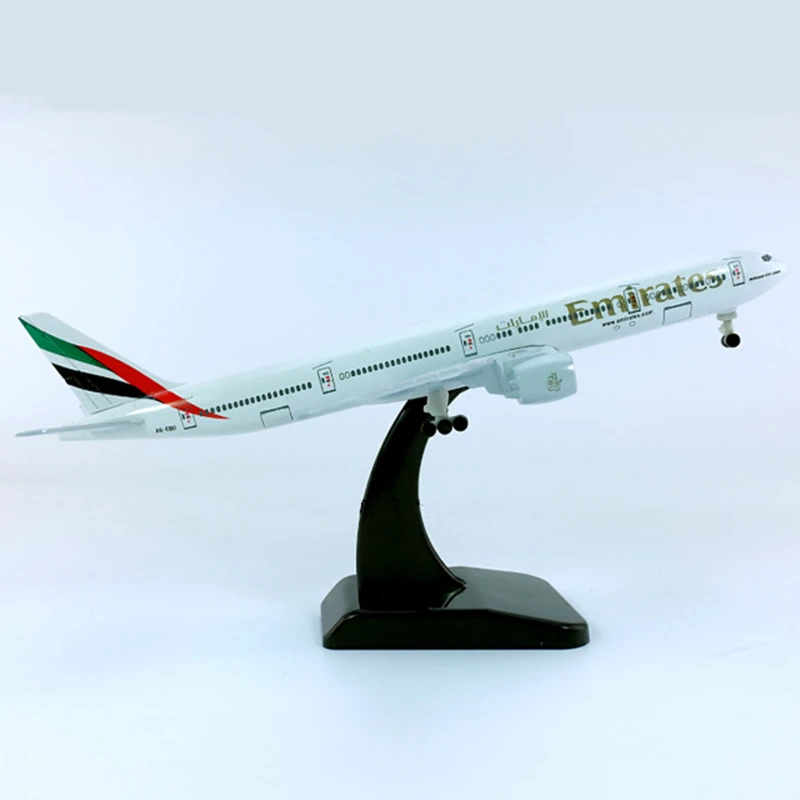 20 см B777-300 Emirates Airlines металлического сплава модель самолет модель игрушечный самолет детский подарок коллекционный