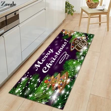 Zeegle коврик с рождественским дизайном для гостиной Противоскользящий коврик для ванной комнаты коврик для прихожей впитывающий прикроватный коврик для детской комнаты