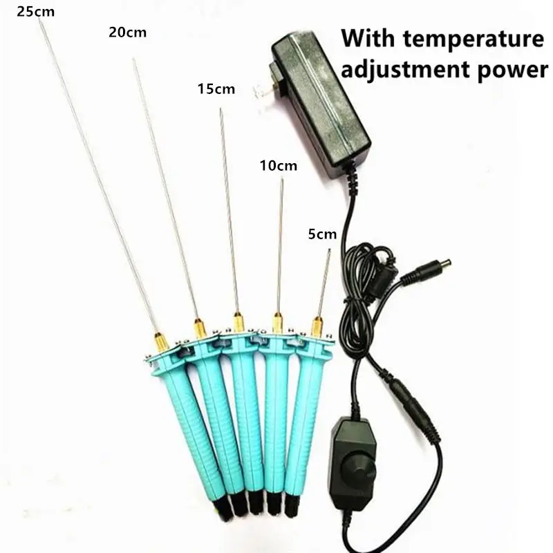 5 pens with power Электрический резак из пенополистирола 5 см 10 см 15 см 20 см 25 см набор горячий провод пенополистирол режущий пенопласт ручка резак инструменты - Цвет: 5 pens with power